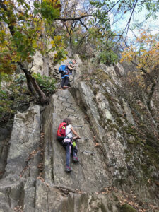 Klettersteig Boppard mit Kindern, Homestory Heike