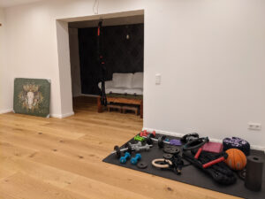 Fitnessgeräte, Homestory Claudia